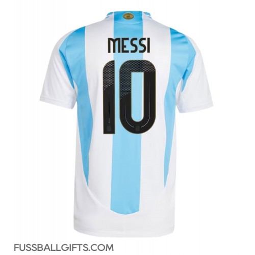 Argentinien Lionel Messi #10 Fußballbekleidung Heimtrikot Copa America 2024 Kurzarm